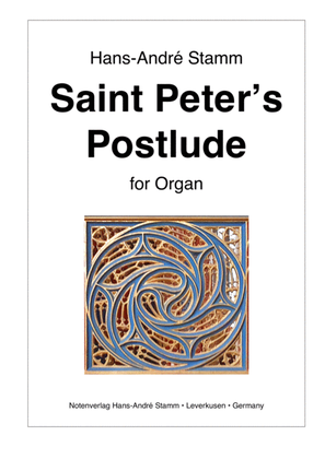 Book cover for Saint Peter's Postlude for organ