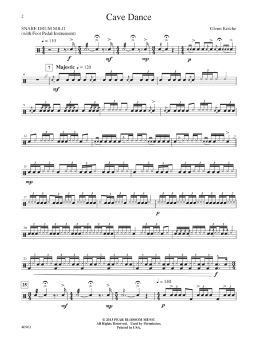 Cave Dance Small Ensemble scores gallery preview page 3
