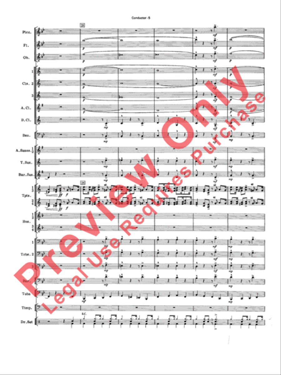 Four of a Kind Four of a Kind Concert Band scores gallery preview page 8