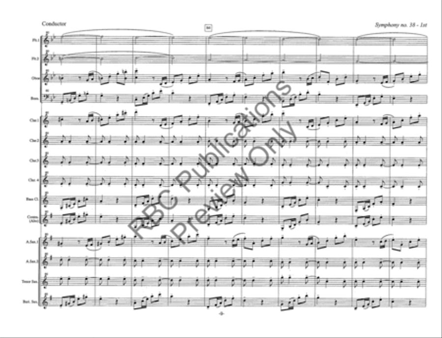 Symphony #38 Mvt 1 (Score) Score scores gallery preview page 12