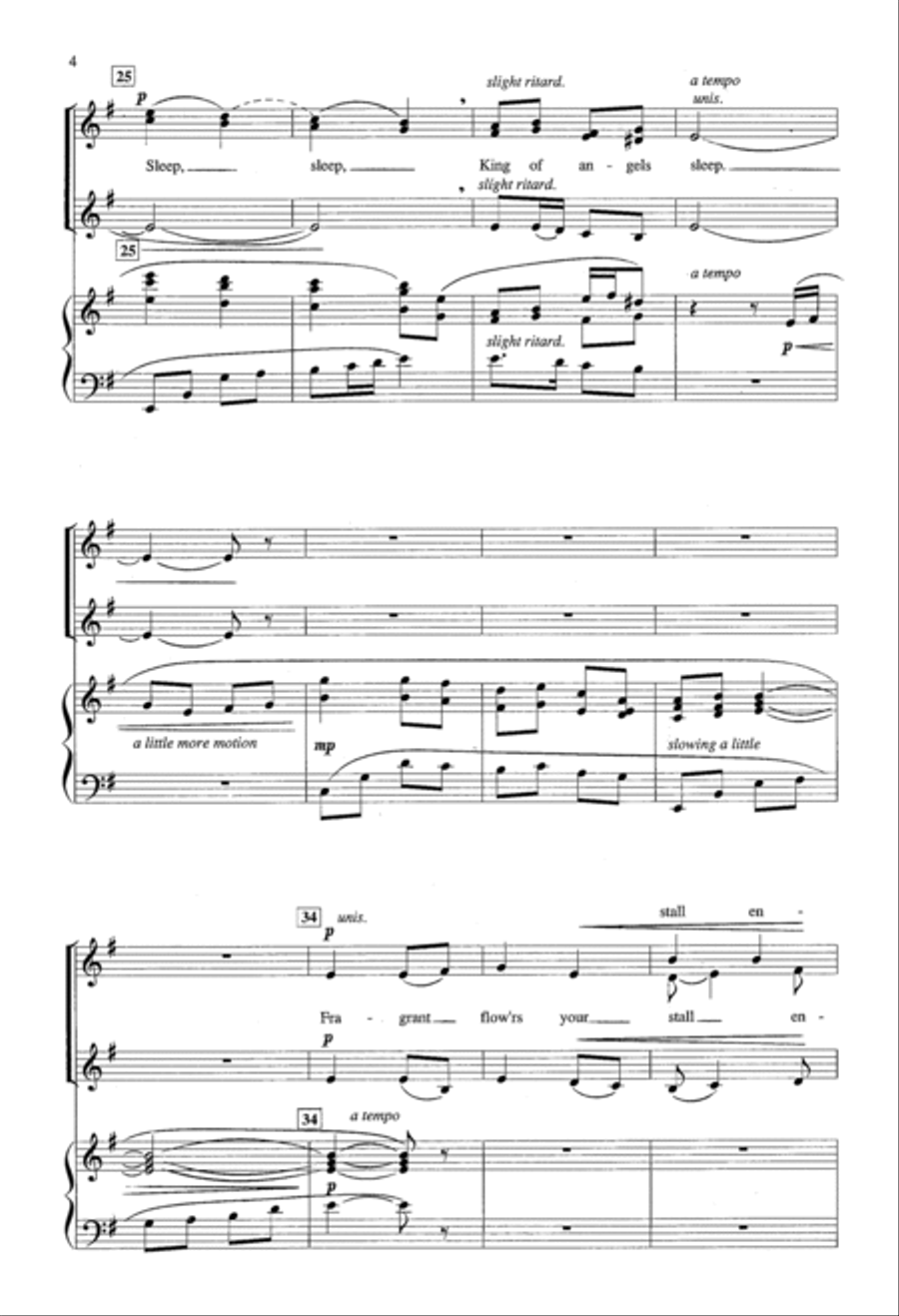 The Sleep Of The Child Jesus SSA scores gallery preview page 3