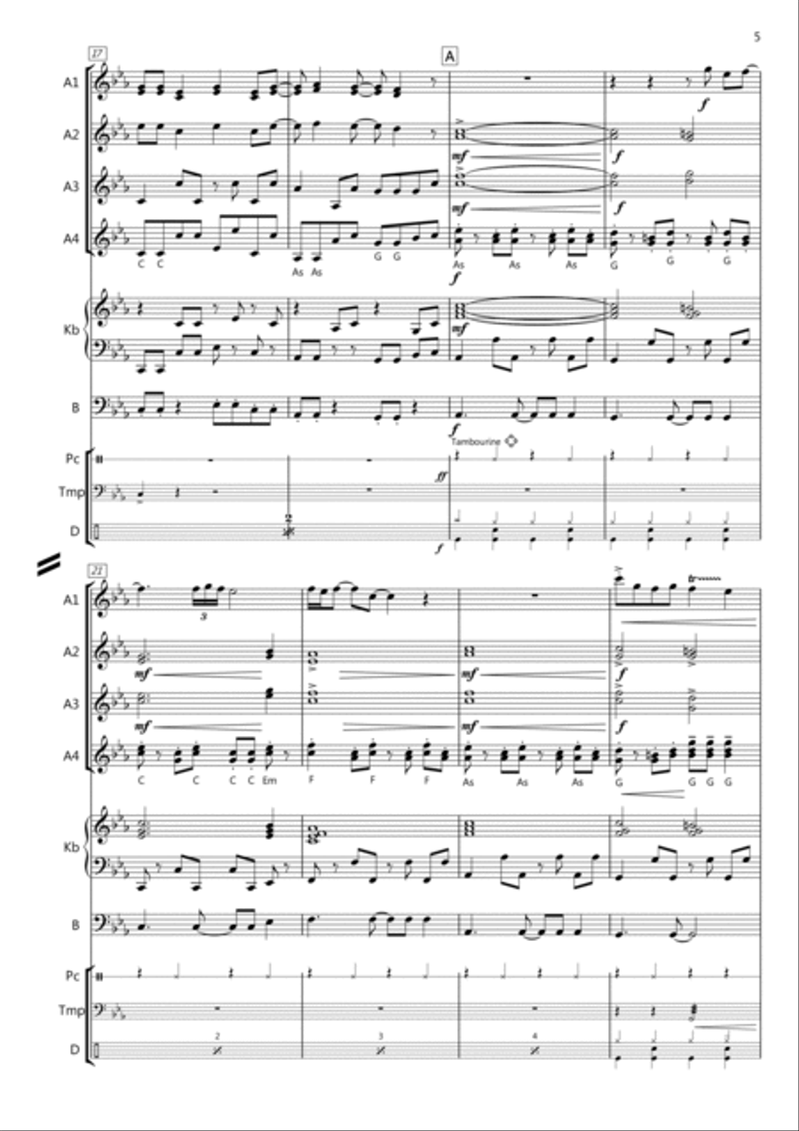 Sweet Dreams (Are Made Of This) Accordion scores gallery preview page 5
