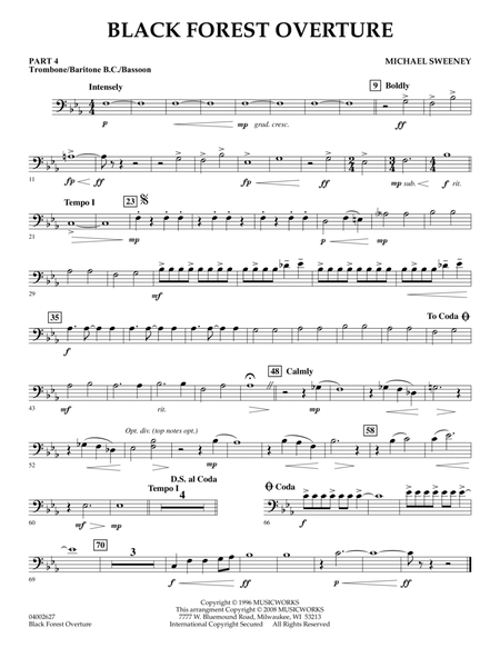 Black Forest Overture - Pt.4 - Trombone/Bar. B.C./Bsn.