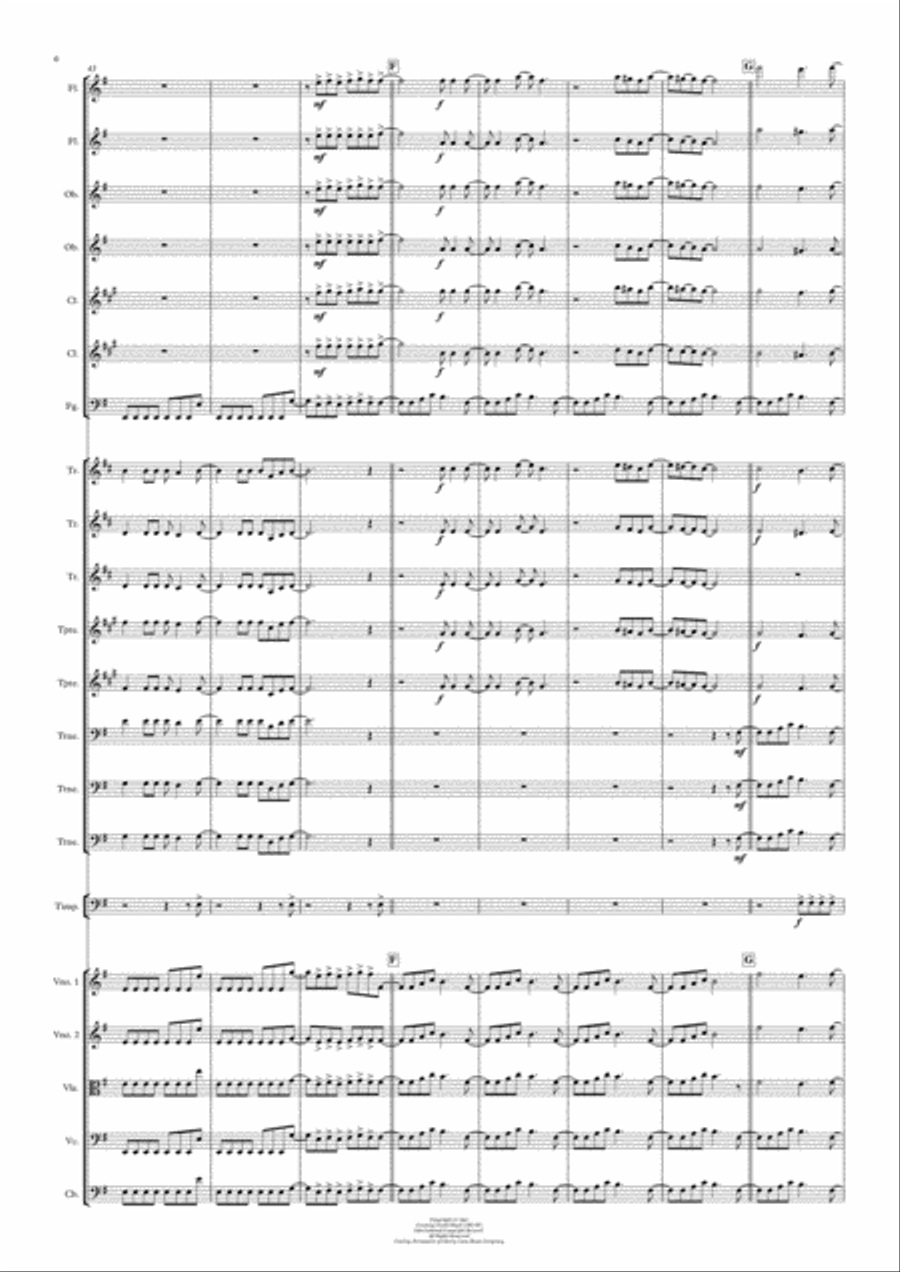 Enter Sandman Large Ensemble scores gallery preview page 6