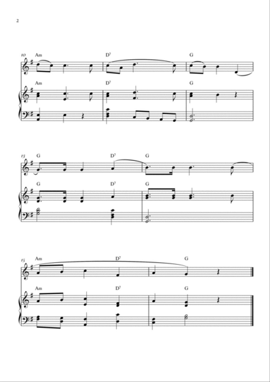 O' Christmas Tree Piano scores gallery preview page 2