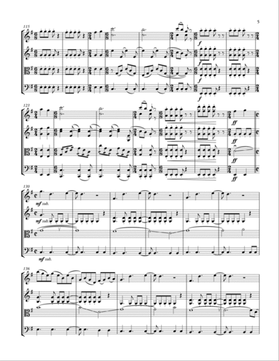 Iris Iris String Quartet scores gallery preview page 5