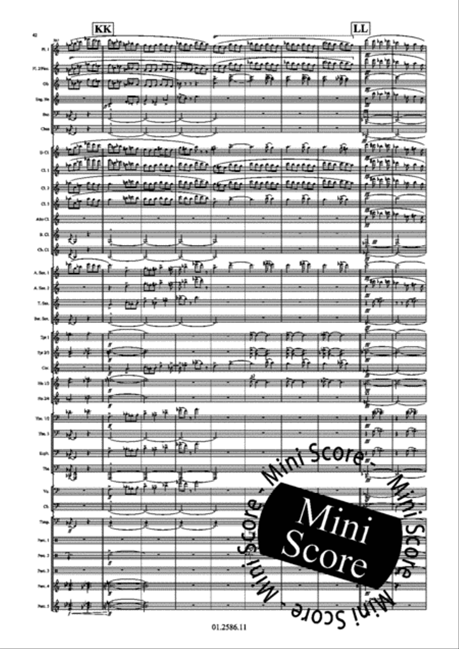 Skies Concert Band scores gallery preview page 50