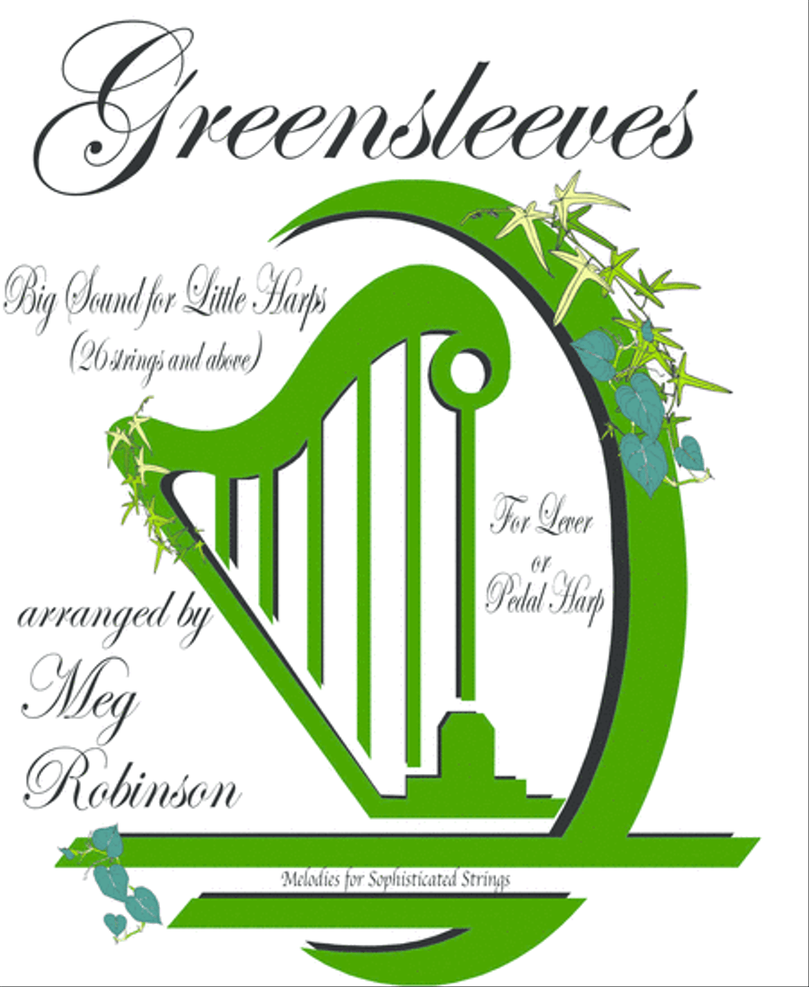 Greensleeves Harp scores gallery preview page 1