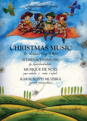 Book cover for Christmas Music for Children's String Orchestra