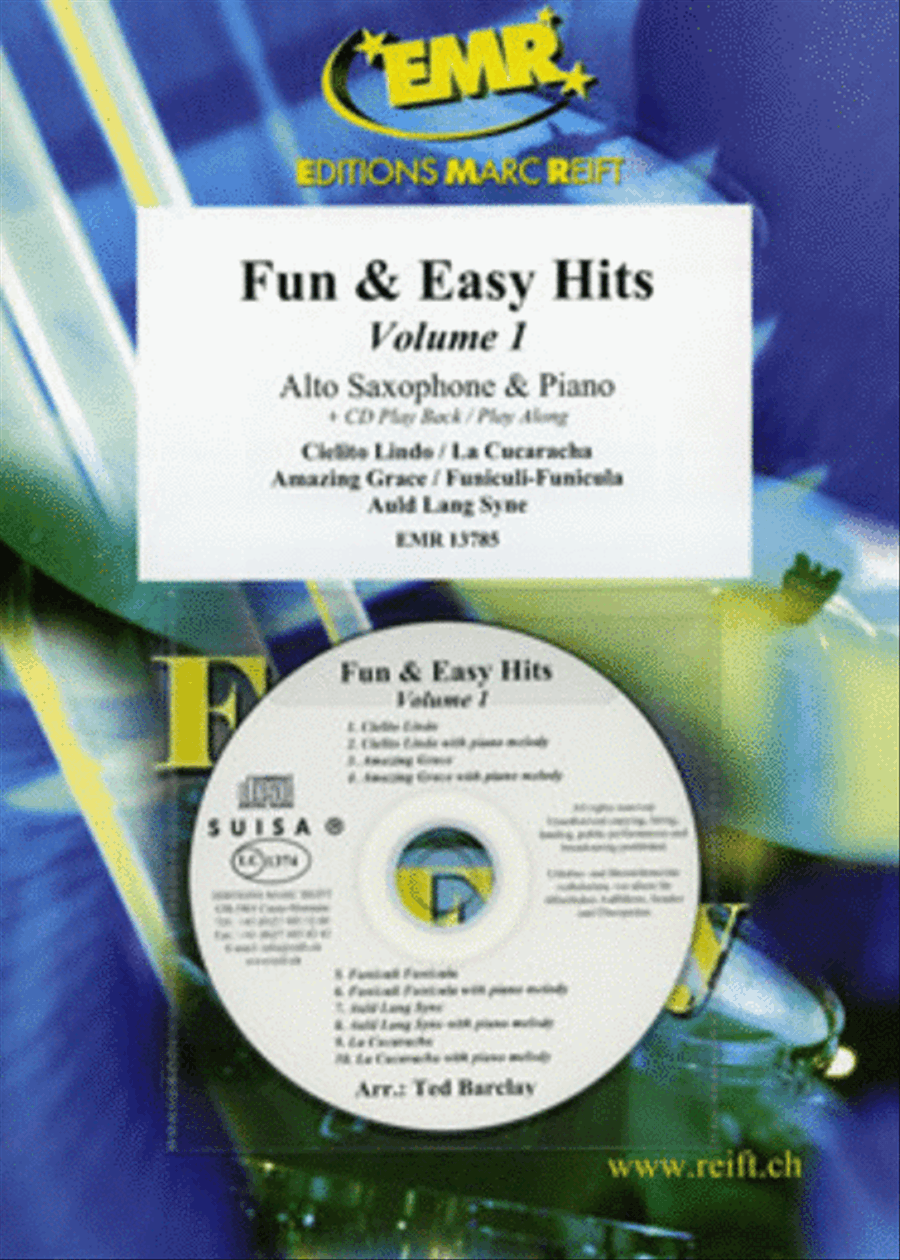 Fun & Easy Hits Volume 1 Alto Saxophone scores gallery preview page 1