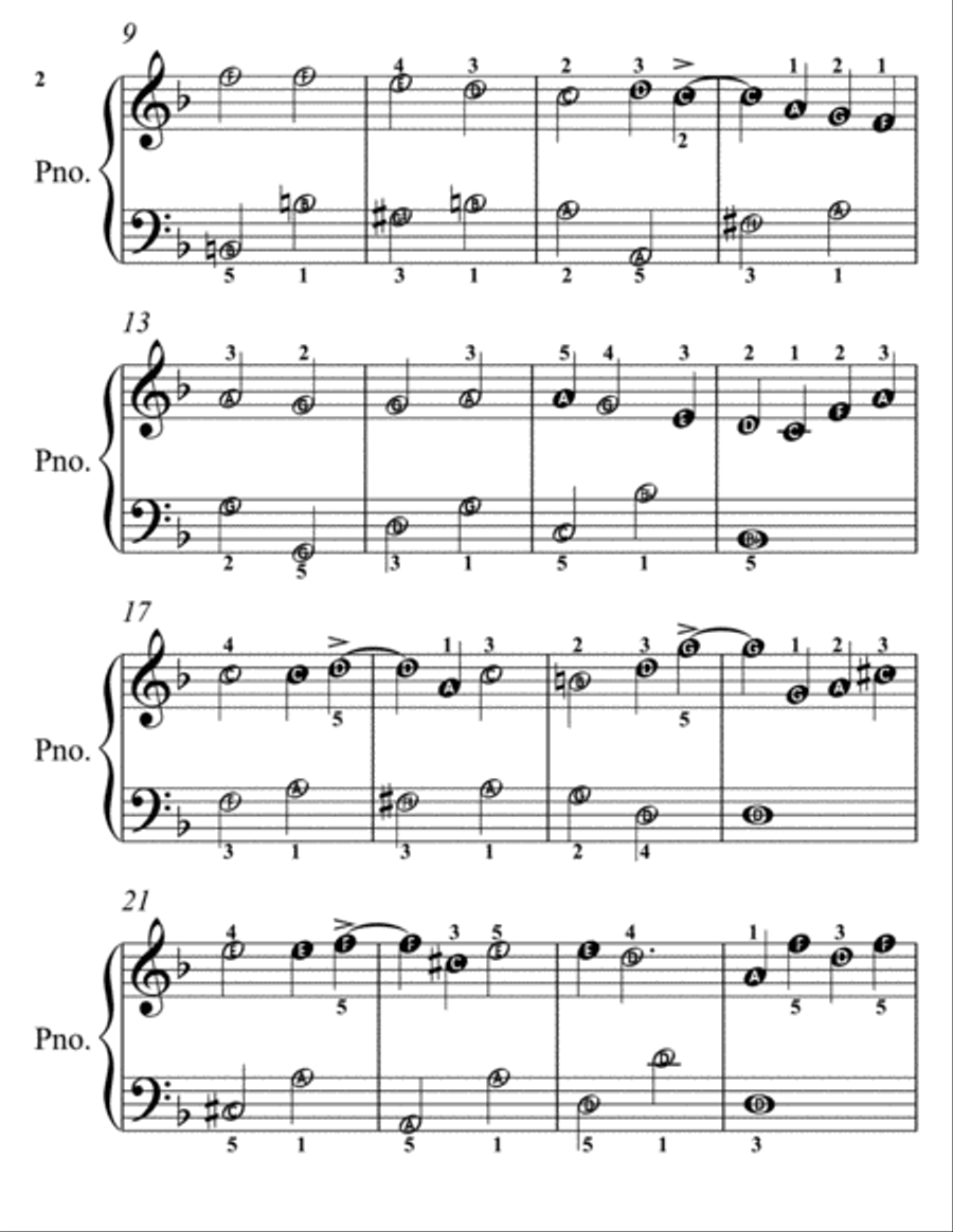 Bumble Boogie Ragtime for Easiest Piano Booklet D Easy Piano scores gallery preview page 4