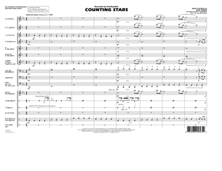 Book cover for Counting Stars - Conductor Score (Full Score)