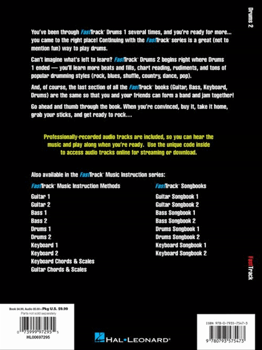 FastTrack Drums Method – Book 2