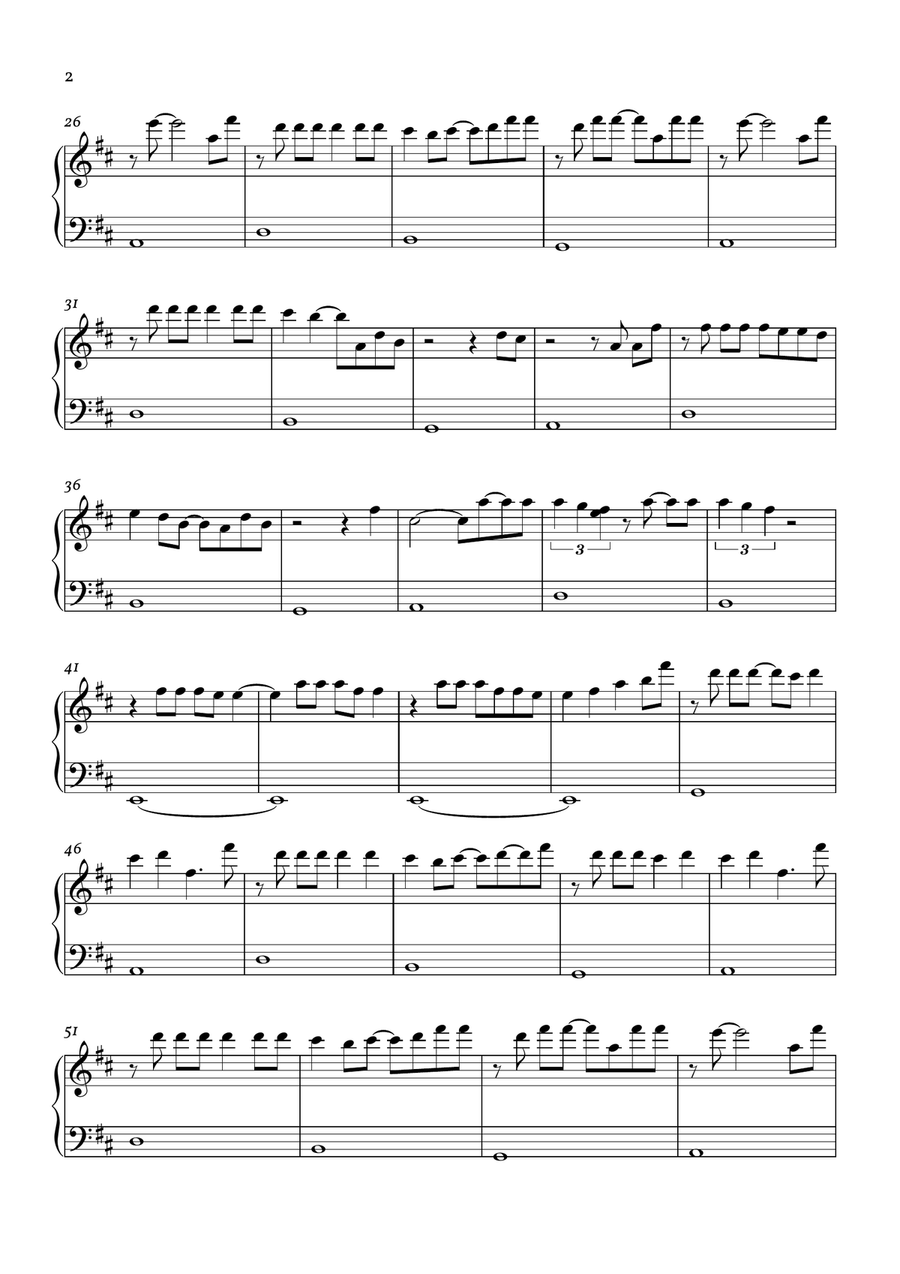 Good Luck, Babe! Easy Piano scores gallery preview page 2