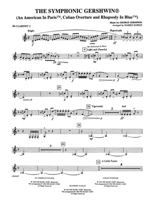 The Symphonic Gershwin: 3rd B-flat Clarinet