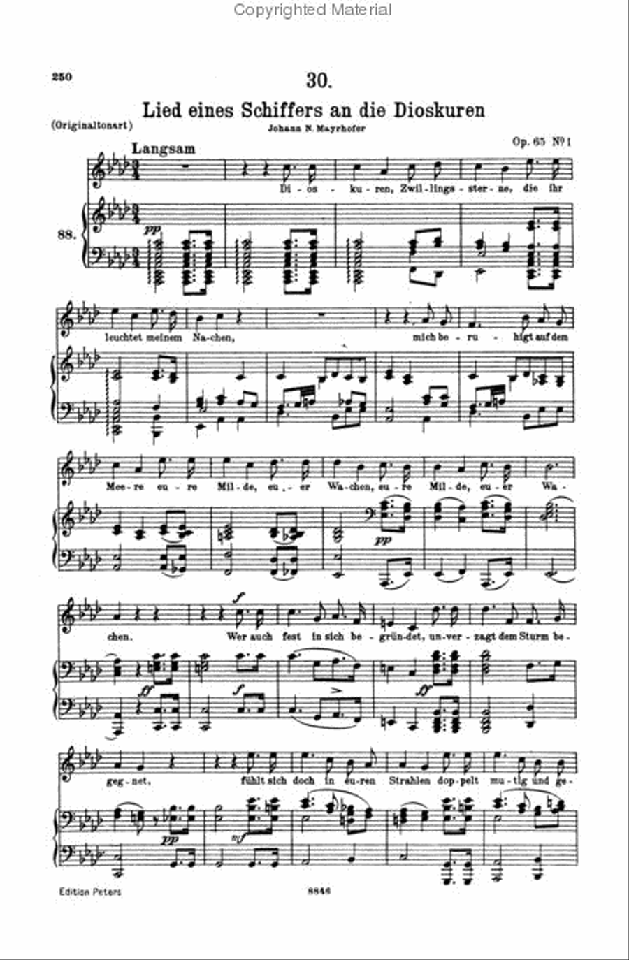 Lieder (Songs), Volume 1 - 92 Songs Medium Voice scores gallery preview page 4