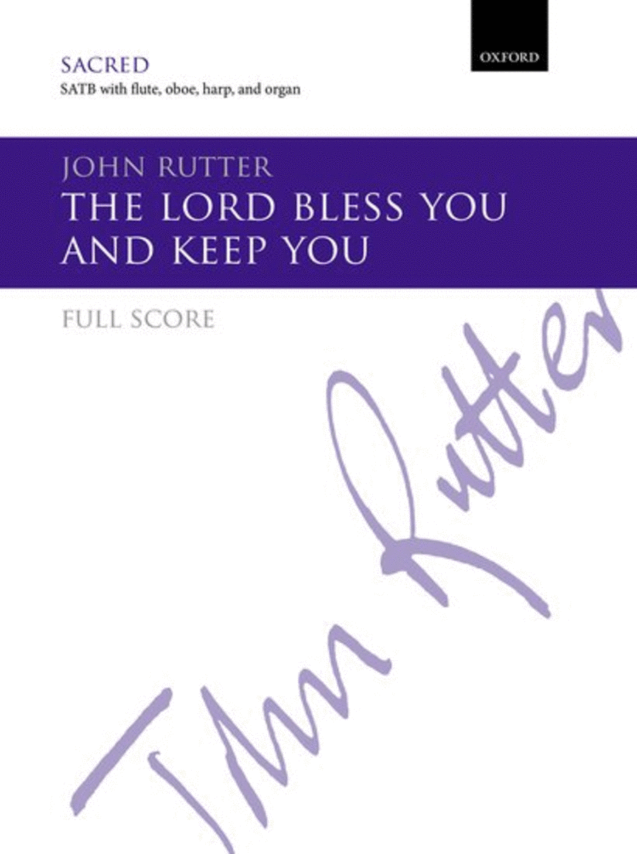 Book cover for The Lord bless you and keep you