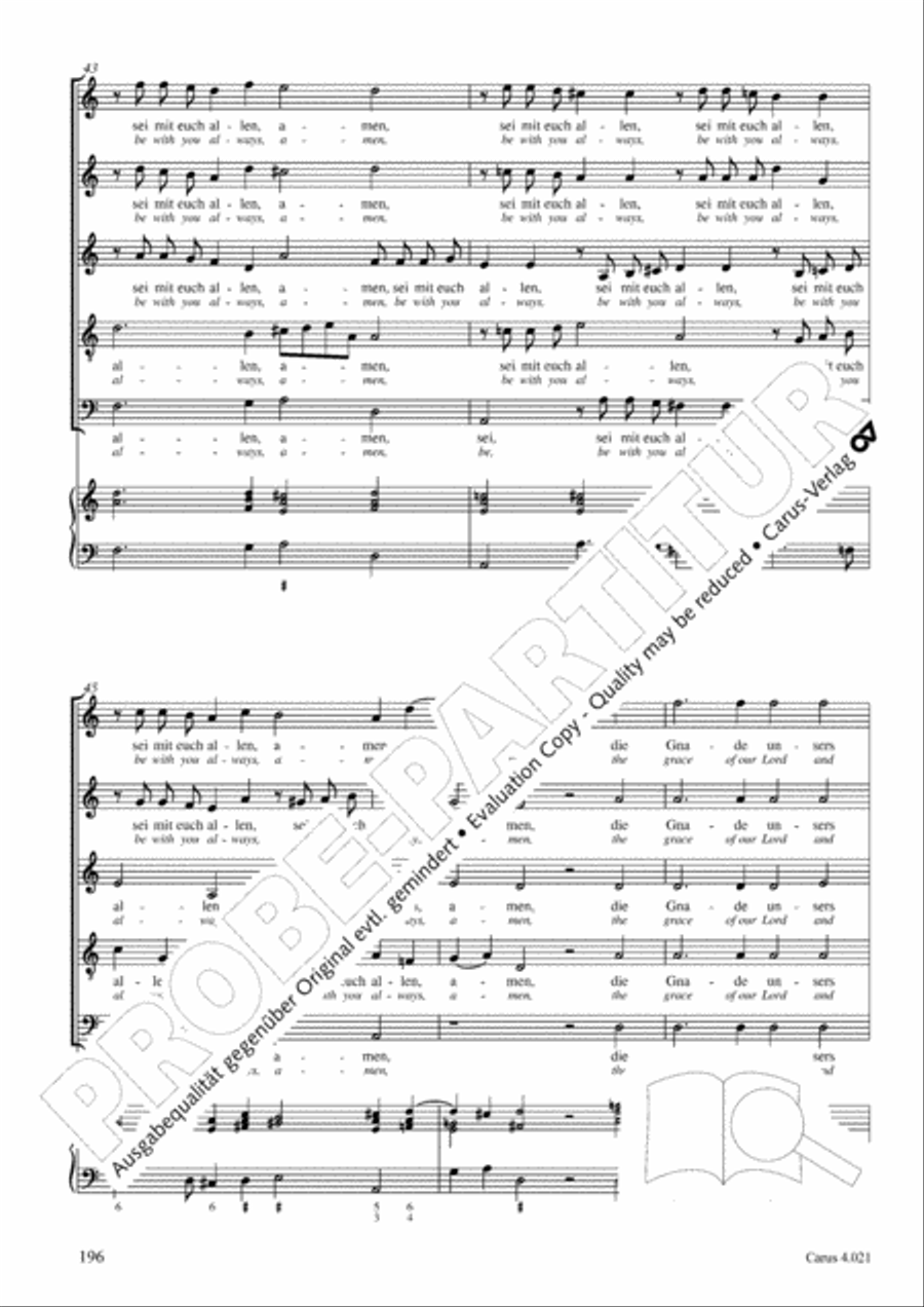Schein: Israelsbrunnlein. Fontana d'Israel. Complete edition Choir scores gallery preview page 203