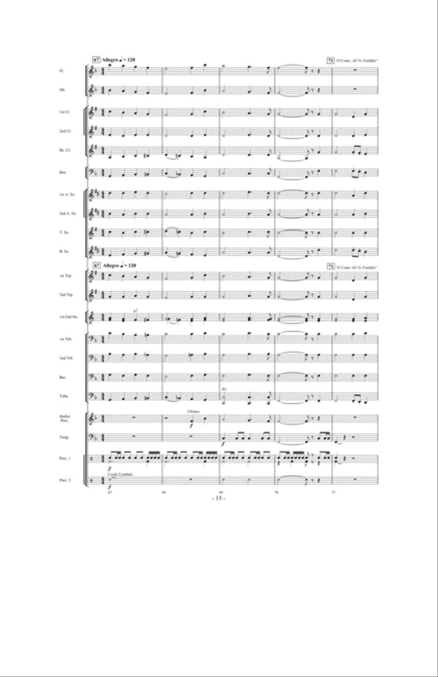 The Gift of Christmas The Gift of Christmas Concert Band scores gallery preview page 14