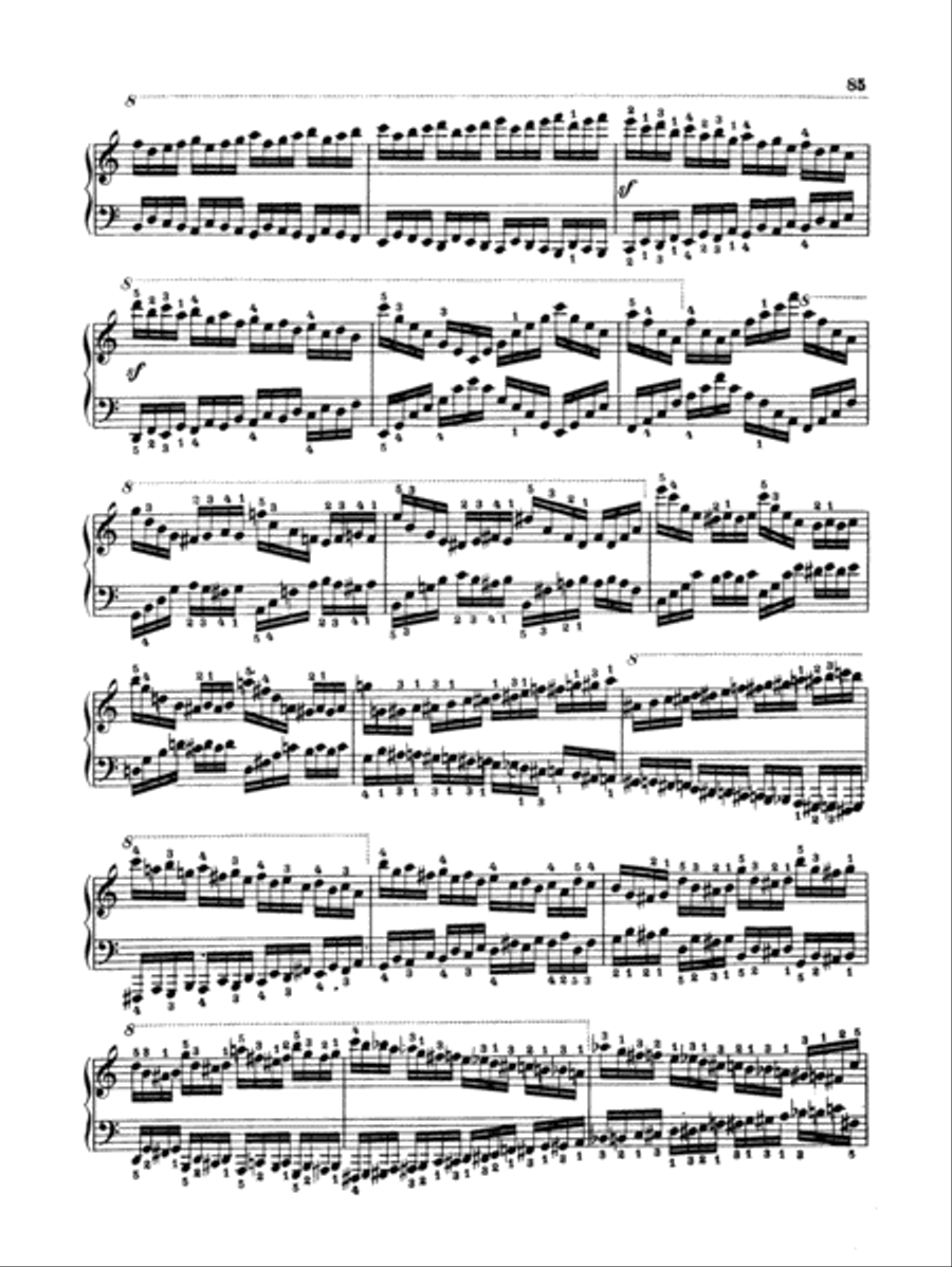 Czerny: School of Velocity, Op. 299 No. 36 Piano Solo scores gallery preview page 2