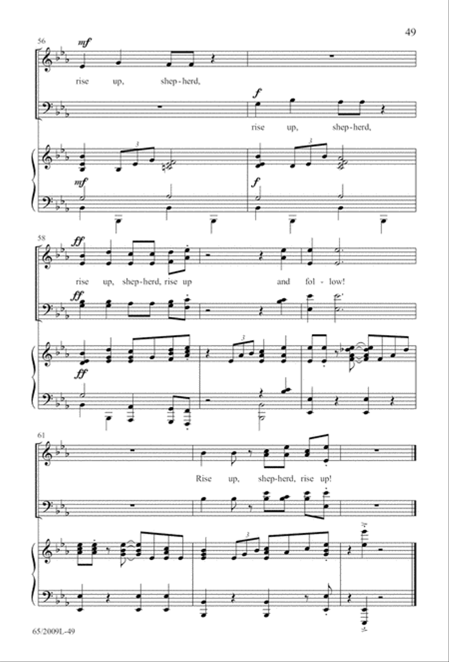 Rise Up! A New Light A-Comin’ 4-Part scores gallery preview page 50