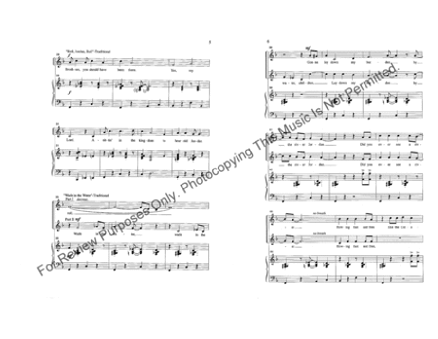 Did You Ever See a River? 2-Part scores gallery preview page 3