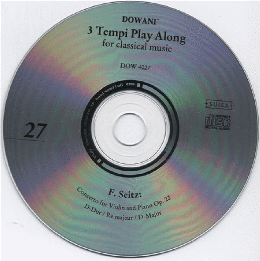 Concerto in D Major for Violin and Piano Op. 22 Violin Solo scores gallery preview page 3