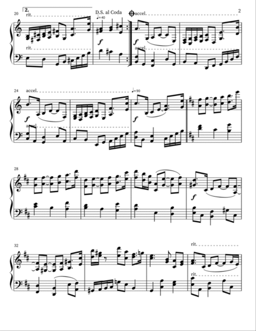 Resolving Piano Solo scores gallery preview page 2