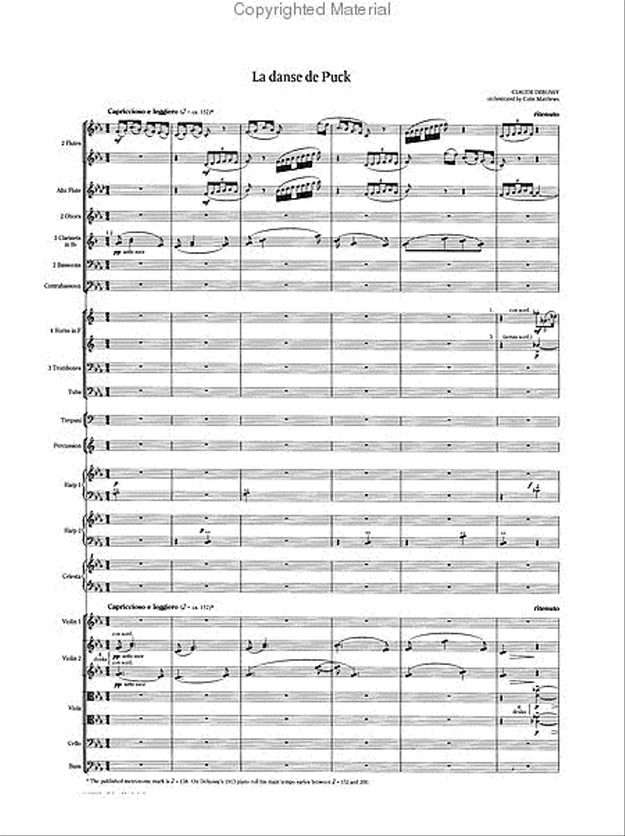 La danse de Puck La danse de Puck Full Orchestra scores gallery preview page 2