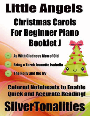Little Angels Christmas Carols for Beginner Piano Booklet J