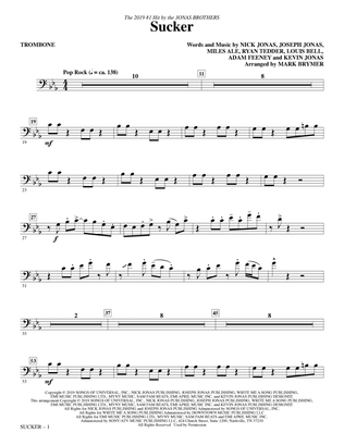 Sucker (arr. Mark Brymer) - Trombone