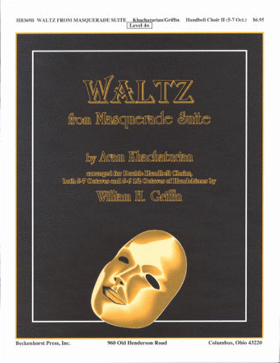Waltz from Masquerade Suite (Handbell Choir II) Handbell Choir scores gallery preview page 1