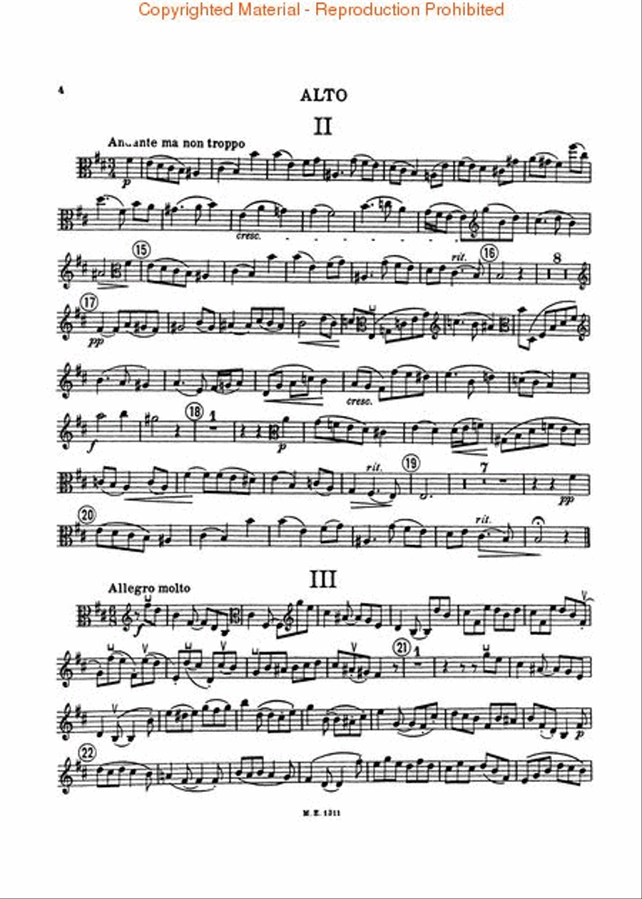Concerto in B Minor Orchestra scores gallery preview page 4