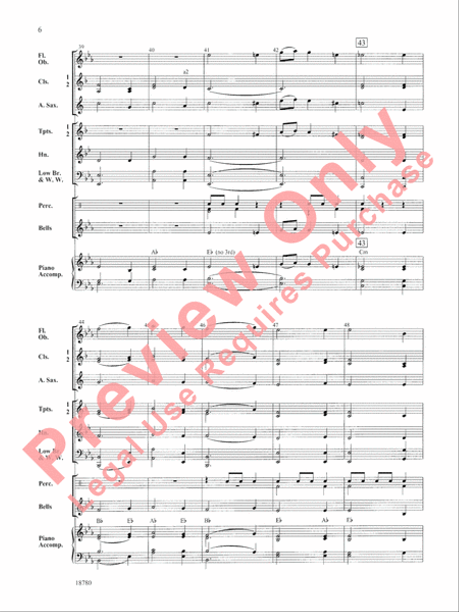 Kings from the East Concert Band scores gallery preview page 7