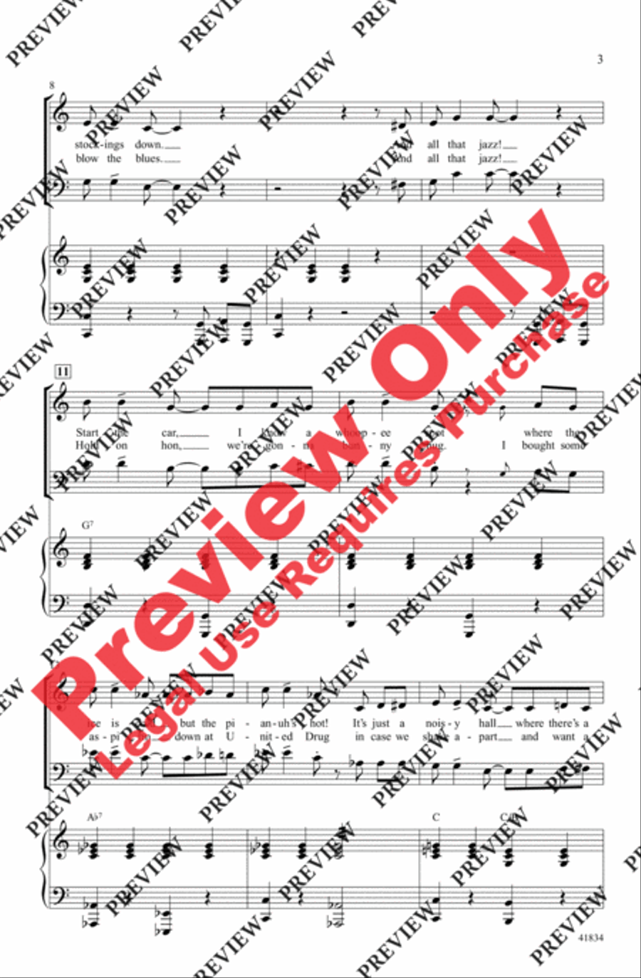 And All That Jazz - SoundTrax CD (CD only) Choir scores gallery preview page 3