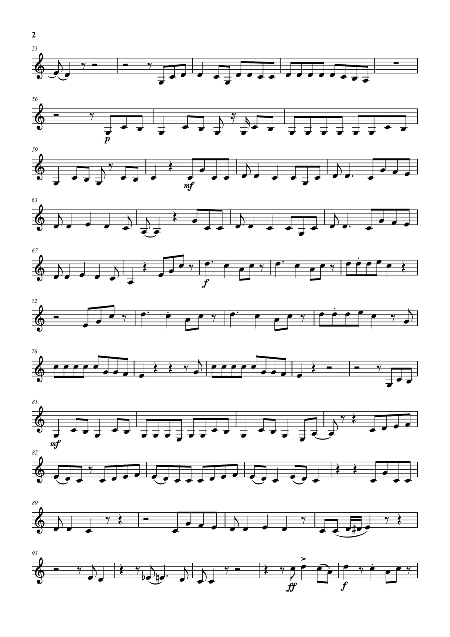 Cornelia Street Violin Solo scores gallery preview page 2