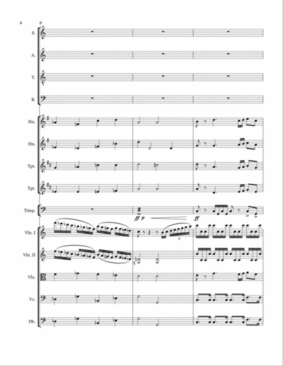 Let All the Dwellers of the Earth Large Ensemble scores gallery preview page 4