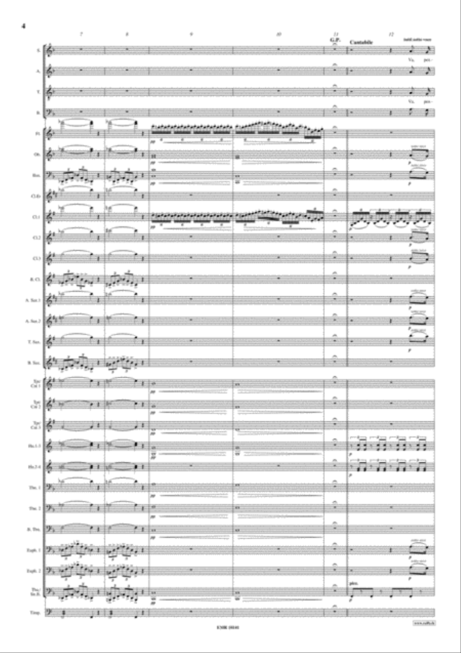 Chorus Of Hebrew Slaves Chorus Of Hebrew Slaves 4-Part scores gallery preview page 7