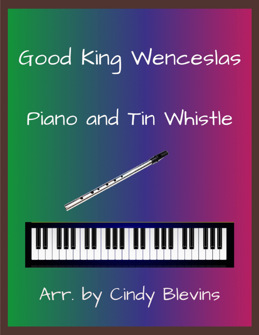 Good King Wenceslas, Piano and Tin Whistle (D) image number null