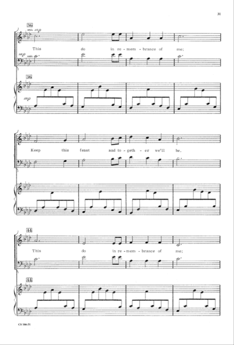 Sacred Anthem Book 3-Part scores gallery preview page 33