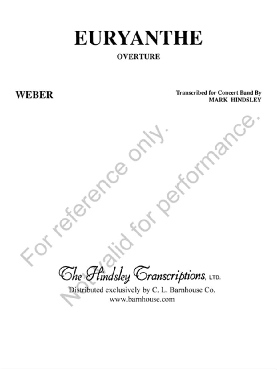 Euryanthe Concert Band scores gallery preview page 2