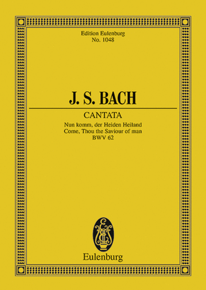 Book cover for Cantata No.62 (Adventus Christi)