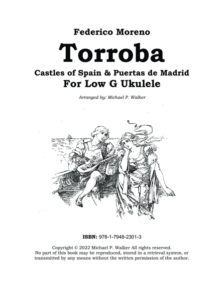 Federico Moreno Torroba: Castles of Spain & Puertas de Madrid For Low G Ukulele