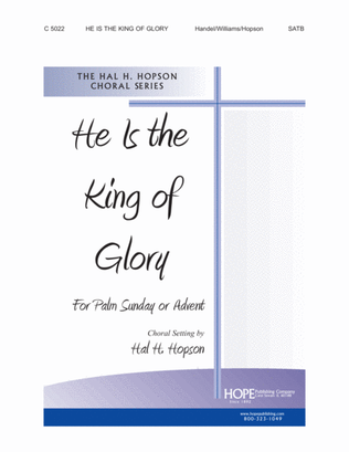 Book cover for He Is the King of Glory