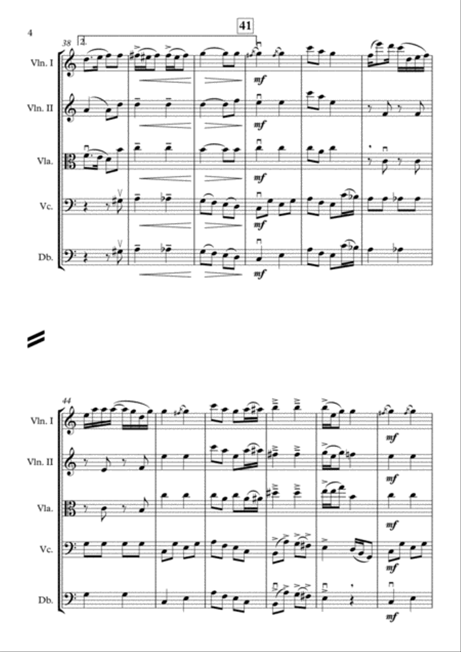 Country Club (String Orchestra) String Orchestra scores gallery preview page 4