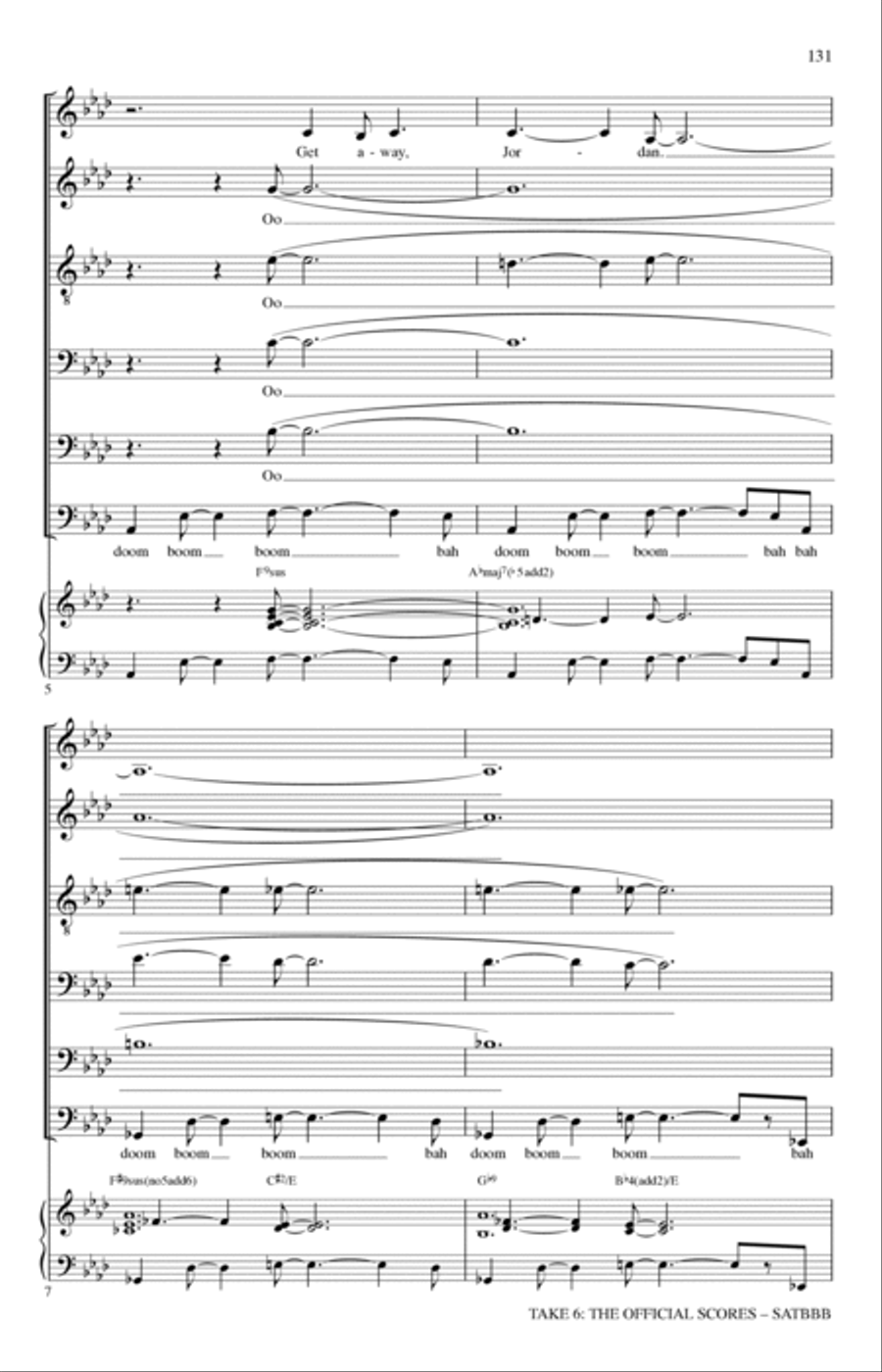 Get Away Jordan A Cappella scores gallery preview page 2