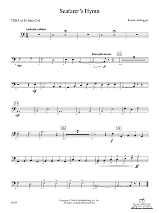 Seafarer's Hymn: (wp) E-flat Tuba B.C.