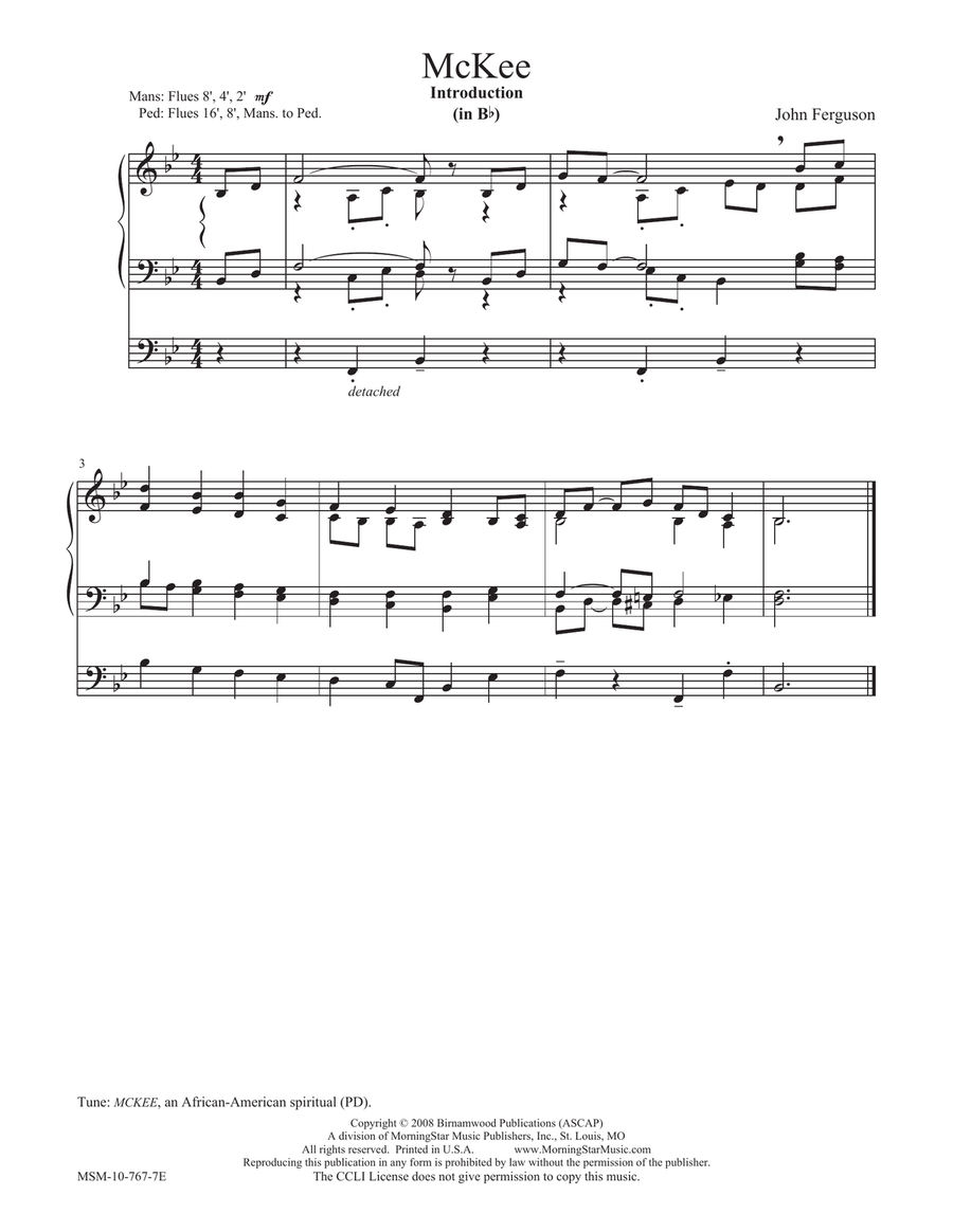 McKee (Introduction and Accompaniment)