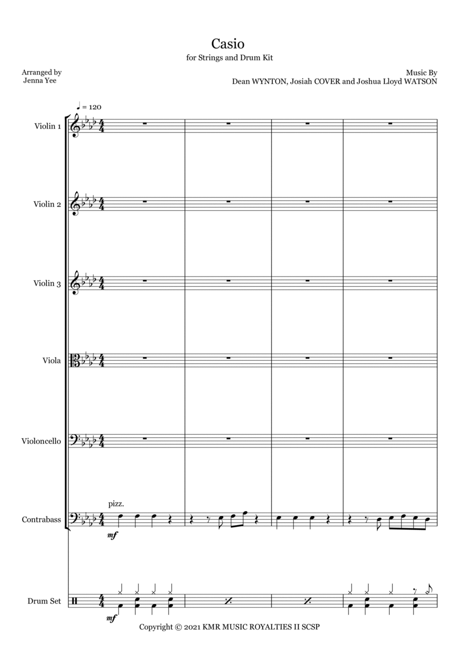 Casio Small Ensemble scores gallery preview page 1