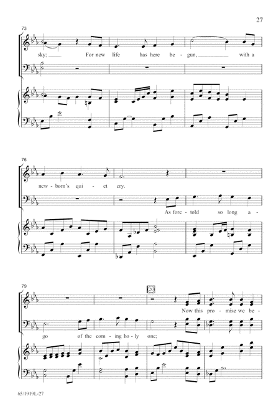 The Perfect Christmas 4-Part scores gallery preview page 29